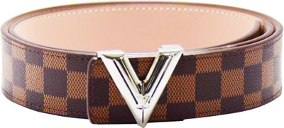

Zaira Diamond Men Casual, Formal Brown Genuine Leather Belt, Grey