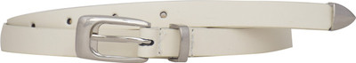 

Sri Women Casual White Artificial Leather Belt
