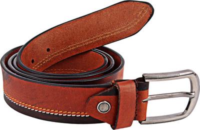 

ZINT Men Casual Brown Genuine Leather Belt