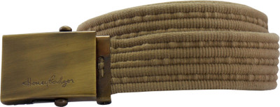 

Honey Badger Men & Women Casual Khaki Canvas Belt
