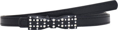 

Sri Women Casual Black Artificial Leather Belt