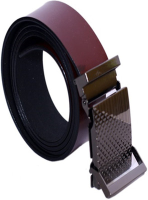 

madley Men Maroon Genuine Leather Belt