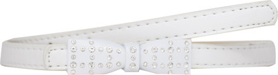 

Sri Women Casual White Artificial Leather Belt