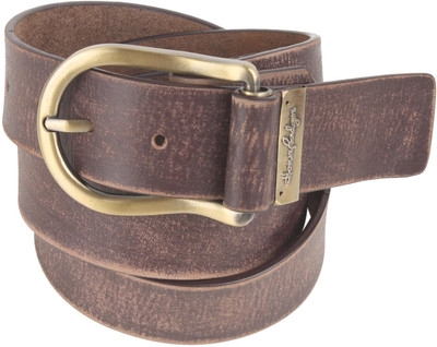 

Honey Badger Men & Women Casual Brown Genuine Leather Belt