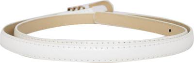

Sri Women Casual White Artificial Leather Belt
