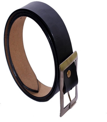 

madley Men Black Genuine Leather Belt