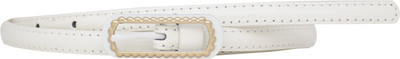 

Sri Women Casual White Artificial Leather Belt