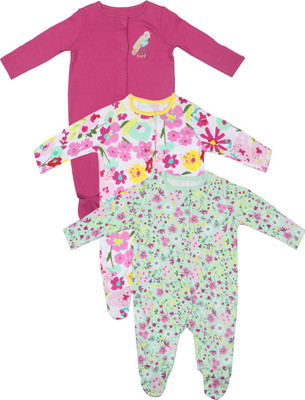 

Mothercare Girls Multicolor Sleepsuit, Multi