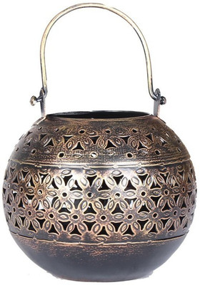 

Apkamart Handicraft Iron Tea Light Holder - Decorative Candle Stand Showpiece for Home Decor and Gifts Iron 1 - Cup Tealight Holder(Multicolor, Pack of 1)