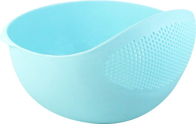

Gold Dust 2-in-1 Rice Washing Bowl Colander(Blue Pack of 1)