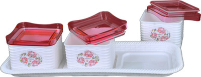 

Nayasa - 540 ml, 540 ml, 540 ml Plastic Grocery Container(Pack of 3, White)