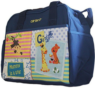

Baby Bucket "Mummy Is A Star" Print Diaper Bag(Blue)