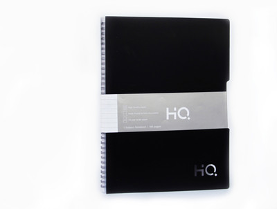 

Navneet A4 Note Pad(HQ Five Subject Book (21cm x 29.7cm) – A4 Size – 300 pages, Black)