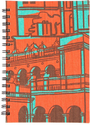 Chumbak A5 Notebook(Magestic City, Orange)