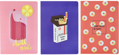 

LOOK WHAT HAPPENED A5 Diary(Look What happened COFKDDN Diary, Multicolor, Pack of 3)