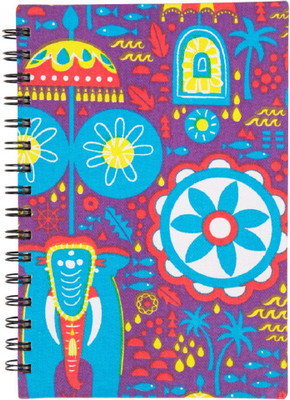 

Chumbak A5 Notebook(Onam Elephant, Purple)