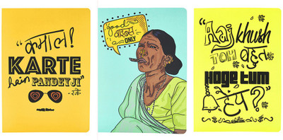

LOOK WHAT HAPPENED A5 Diary(Look What happened PANGVOAAJ Diary, Multicolor, Pack of 3)