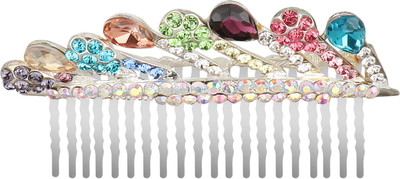 

Pink Rose Princess Charm Hair Pin(Multicolor)