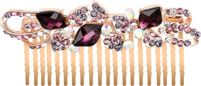 

Pink Rose Princess Charm Hair Pin(Multicolor)