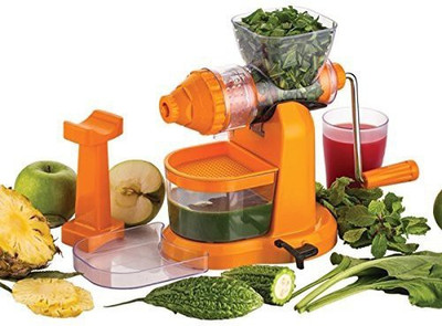 

KitchenBazaar Jumbo Plastic,Stainless Steel PP (Polypropylene) Hand Juicer(Multicolor)