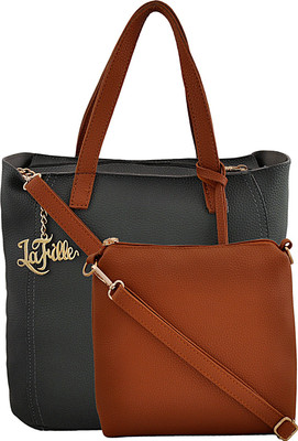 

Lafille Hand-held Bag(Grey)