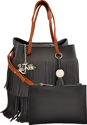 

Lafille Hand-held Bag(Grey)