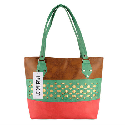 

Emblazon Hand-held Bag(Multicolor)
