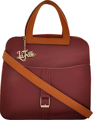 

Lafille Hand-held Bag(Maroon)