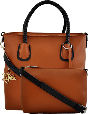 

Lafille Hand-held Bag(Brown)