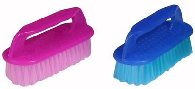 

bajrang Multi-Functional Laundry Brush for cleaning Clothes,Shoes,Car wheels,floor (02 pcs.) Cleaning Brush