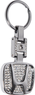 

Oyedeal Jewel Car Logo Honda Key Chain(Silver)