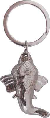 

Dealfinity Ganesha DKYCN630 Key Chain(Silver)