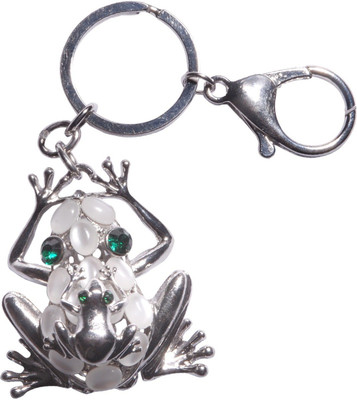 

Oyedeal Studded Stone Mother & Baby Frog Locking Key Chain(Multicolor)