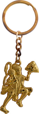 Dealfinity Hanuman Metal DKYCN821 Key Chain(Gold)