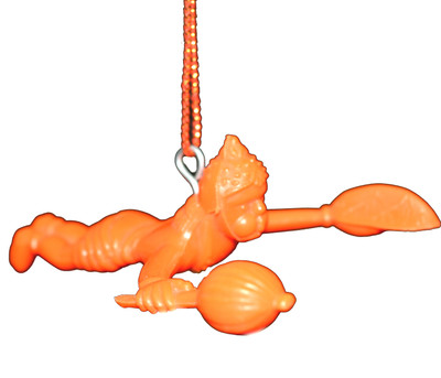 Spot Deal SDL1088 Good Life Flying Lord Hanuman Idol Car Hanging Ornament Key Chain available at flipkart for Rs.143