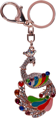 

Oyedeal Stone Studded Peacock PC01 Locking Key Chain(Multicolor)