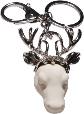 

Oyedeal Studded Stone Deer Face Locking Key Chain(Multicolor)