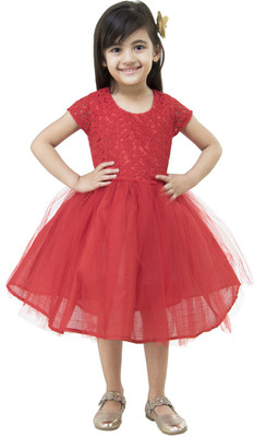 

Samsara Couture Girls Maxi/Full Length Party Dress(Red, Fashion Sleeve