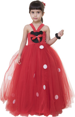 

Samsara Couture Girls Maxi/Full Length Party Dress(Red, Sleeveless