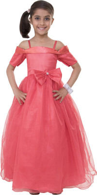 

Samsara Couture Girls Maxi/Full Length Party Dress(Red, Sleeveless