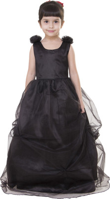 

Samsara Couture Girls Maxi/Full Length Party Dress(Black, Sleeveless
