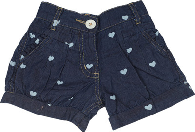 

612 League Short For Girls Casual Printed, Denimx