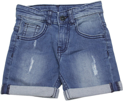 

United Colors of Benetton Short For Boys Casual Solid Cotton(Dark Blue, Pack of 1, 902