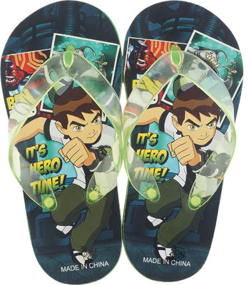 

Lil Firestar Boys & Girls Slip On Slipper Flip Flop(Light Green, Multicolor