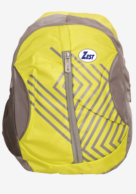 

Zest 16 inch Laptop Backpack(Yellow), Yellow & gray