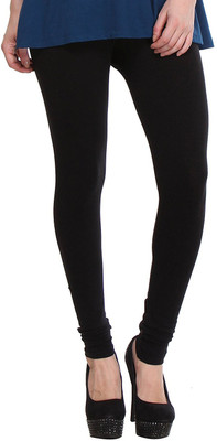 Riya Look Churidar Legging(Black, Solid) available at flipkart for Rs.325