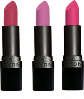 

Avon Anew True Color Perfectly Matte Lipstick (set of 3)(Splendidly Fuschia - Mauve Matters - Ideal Lilac, 12 g)