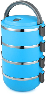 

westturn 7244 4 Containers Lunch Box(2 L), Multicolor