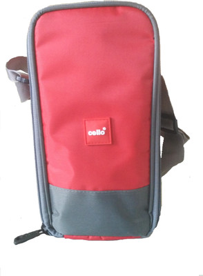 Cello JOY LUNCH 4 4 Containers Lunch Box(500 ml), Red