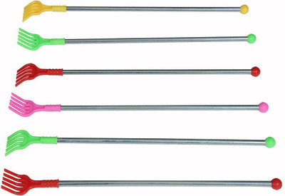 Bajrang BT-KK6 Handy Back Scratcher Body Massage Stick for Instant Relief(06 pcs.) Massager(Multicolor)